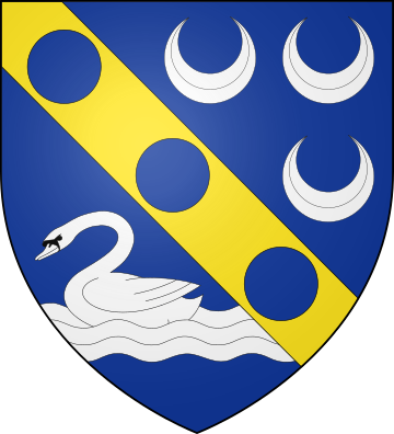 Blason de la famille de Landes d'Aussac de Saint-Palais