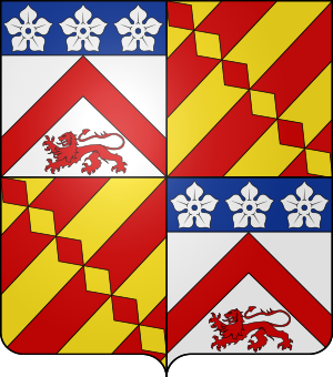 Family Coat of Arms de Brondeau d'Urtières