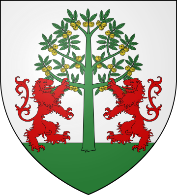 Family Coat of Arms de Chastaignac alias Chastaignat alias Chastagnac