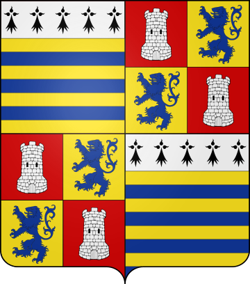 Blason de la famille de Guilhem de Castelnau alias Castelnau-Caylus