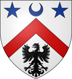 Blason de la famille Tassin de Saint-Péreuse (Orléanais, Nivernais, Touraine, Auvergne, Île-de-France)