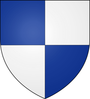 Family Coat of Arms de La Lande Lavau Saint-Étienne (Poitou, Marche, Limousin)