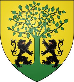 Blason de la famille de Vallois (Anjou)