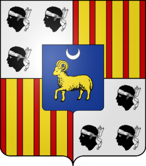Blason de la famille de Barjac de Rochegude (Languedoc)