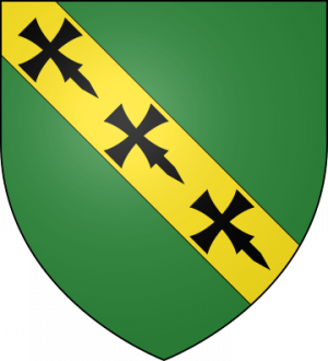Blason de la famille de Hannedouche (Picardie, Artois)