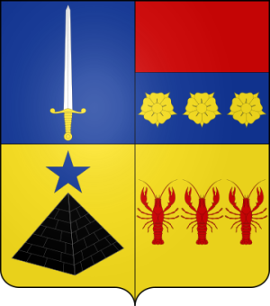 Blason de la famille d'Anthoüard de Vraincourt (Lorraine)