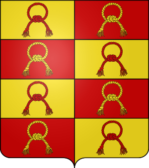 Blason de la famille de Roquefeuil (Languedoc)