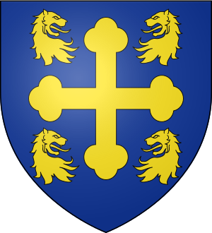 Blason de la famille de Boussin de La Croix-Laval (Anjou, Lyonnais)
