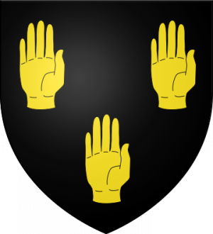 Blason de la famille de Bonnefoy de Brétauville (Normandie, Angoumois)