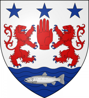 Blason de la famille O'Neill (Lorraine, Bourgogne, Bretagne, Nouvelle France, Martinique)