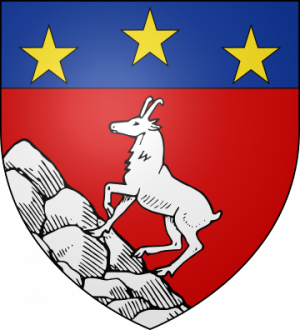 Blason de la famille d'Izarny-Gargas (Languedoc)