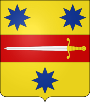 Family Coat of Arms van Tieghem de ten Berghe
