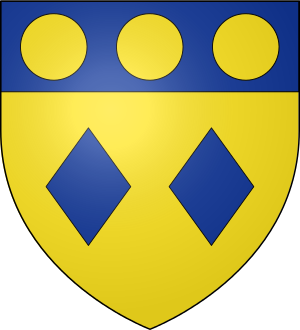 Blason de la famille de Tudert (Poitou, Île-de-France)