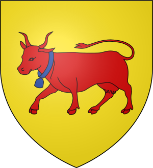 Blason de la famille d'Ustou (Comminges, Languedoc)