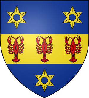 Blason de la famille d'Escrots d'Estrée (Bourbonnais, Bretagne)
