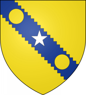 Blason de la famille Clarke de Dromantin (Irlande, Guyenne, Bretagne)