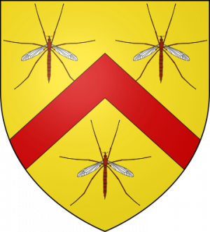 Blason de la famille Cousin de Mauvaisin (Languedoc)