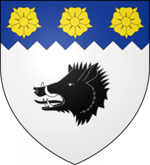 Blason de la famille Aubry de Castelnau (Touraine)