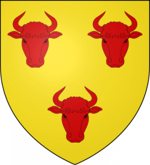 Blason de la famille Le Vacher (Maine, Anjou, Limousin)