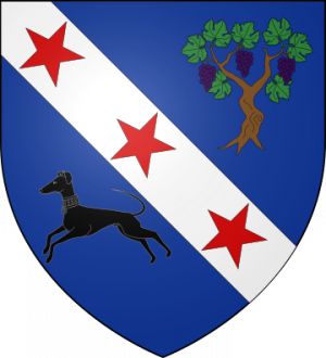 Blason de la famille de Grenier de Lassagne (Auvergne)