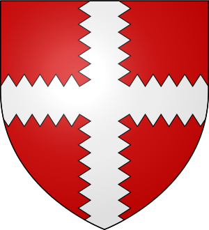 Blason de la famille de Bouvens (Savoie, Bretagne)