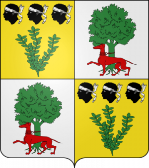 Blason de la famille de Boixo de Méritens (Roussillon)