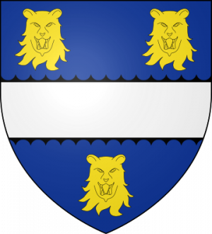 Blason de la famille du Saunier alias Saulnier (Auvergne)