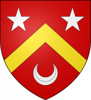 Blason de la famille Cadoret de Beaupreau (Saintonge)
