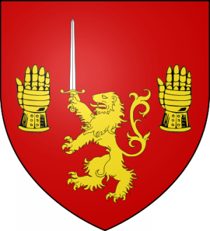 Blason de la famille du Soulier alias Solier (Poitou)