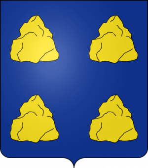 Blason de la famille de Garceval (Rouergue, Languedoc)
