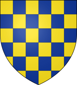 Family Coat of Arms de Warren (Normandie, Angleterre, Irlande et Lorraine)