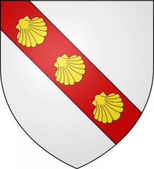 Blason de la famille de Sarrazin (Auvergne, Limousin, Marche)