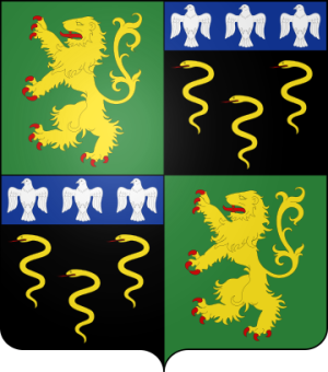 Blason de la famille Robert de Robersart (Belgique)
