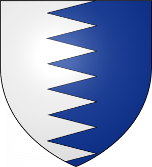 Blason de la famille de Chaussecourte (Auvergne)