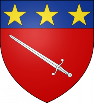Blason de la famille Marraud des Grottes  (Gascogne)