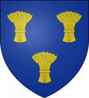Blason de la famille Scourion alias Scourjon (Picardie, Poitou, Île-de-France)