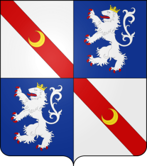 Blason de la famille de Bellefroid d'Oudoumont (Province de Liège)