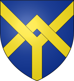 Blason de la famille de Rocquart alias Rocquard (Dauphiné, Comtat Venaissin, Angoumois, Poitou)