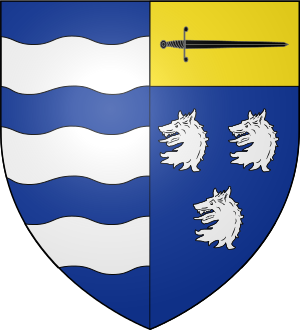 Blason de la famille de Bodard de La Jacopière (Anjou)
