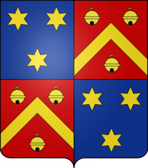 Blason de la famille Le Sage d'Hauteroche d'Hulst (Languedoc)