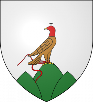 Blason de la famille Faulcon de Marigny, de La Goudalie, de La Fenestre (Poitou)