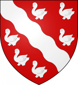 Blason de la famille de Rochefort d'Ally (Auvergne, Forez)