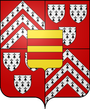 Blason de la famille de Carné-Trécesson de Coëtlogon (Bretagne)