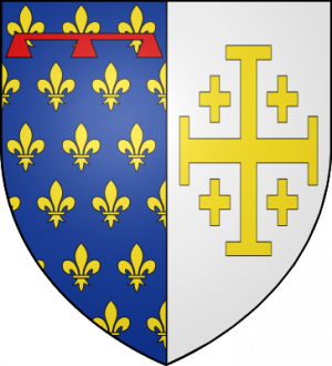 Blason de la famille d'Anjou-Sicile