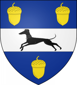 Blason de la famille de La Chassaigne (Nivernais, Bourbonnais, Berry)