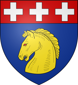 Blason de la famille de La Croix de Chevrières (Dauphiné)