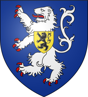 Blason de la famille des Courtils de Merlemont (Liège, France)