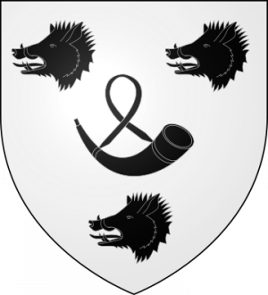 Blason de la famille de Keroudault (Bretagne)