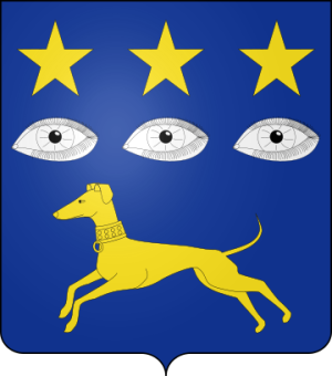 Blason de la famille de Calmeil alias Calmeilh, Calmels (Guyenne)
