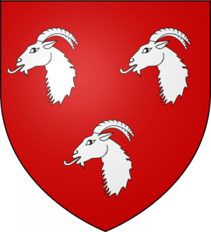 Blason de la famille de Cheverüe (Bretagne, Anjou, Normandie)